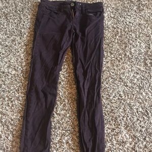 Maroon American Eagle super stretch jeans